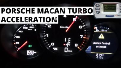 Porsche Macan Turbo 3.6 V6 400 KM - acceleration 0-100 km/h