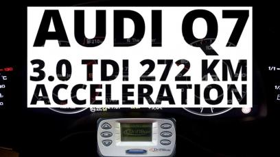Audi Q7 3.0 TDI 272 KM (AT) - przyspieszenie 0-100 km/h