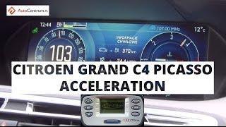 Citroen Grand C4 Picasso 1.6 HDI 115 KM - acceleration 0-100 km/h