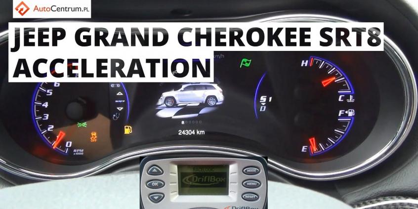 Jeep Grand Cherokee SRT8 6.4 V8 468 KM (on WET) - acceleration 0-100 km/h