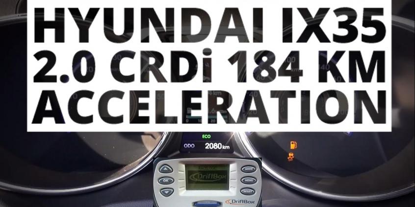 Hyundai ix35 2.0 CRDi 184 KM (AT) - przyspieszenie 0-100 km/h  