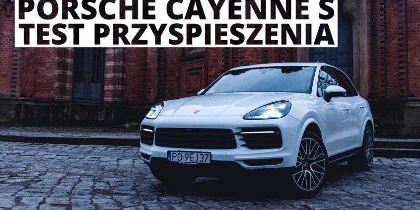 Porsche Cayenne S 2.9 V6 440 KM (AT) - przyspieszenie 0-100 km/h