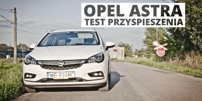 Opel Astra Sports Tourer 1.6 CDTI 160 KM (MT) - przyspieszenie 0-100 km/h