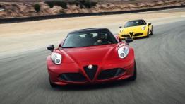 Alfa Romeo 4C Spider Rosso (2016) - wersja amerykańska - widok z przodu