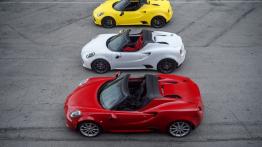 Alfa Romeo 4C Spider White (2016) - wersja amerykańska - widok z góry