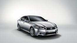 Lexus GS IV 450h (2012) - przód - reflektory włączone