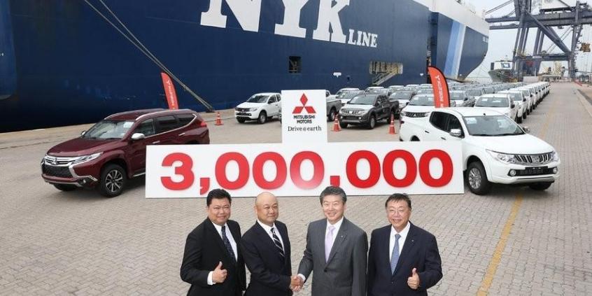 Rekord fabryki Mitsubishi - 3 miliony wyeksportowanych aut