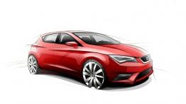 Seat Leon III - szkic auta