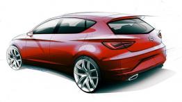 Seat Leon III - szkic auta