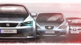 Seat Leon III - szkic auta