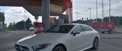 #mercedes #cls #400d #circlek #tankowanie, zdjęcie 2