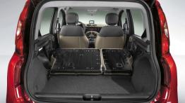 Fiat Panda III - tylna kanapa złożona, widok z bagażnika