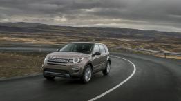 Land Rover Discovery Sport na Islandii - widok z przodu