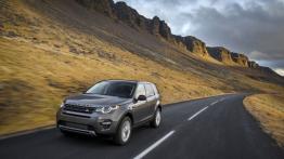 Land Rover Discovery Sport na Islandii - widok z przodu