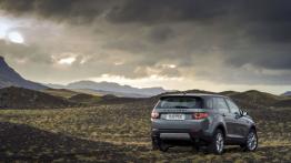 Land Rover Discovery Sport na Islandii - widok z tyłu