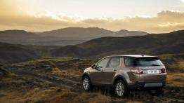 Land Rover Discovery Sport na Islandii - widok z tyłu