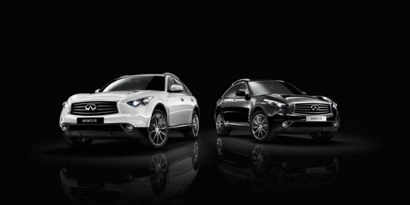 Infiniti FX Black and White