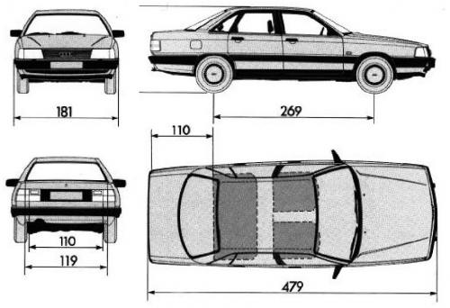 Audi 100 C3 Sedan Dane Techniczne Autocentrum Pl