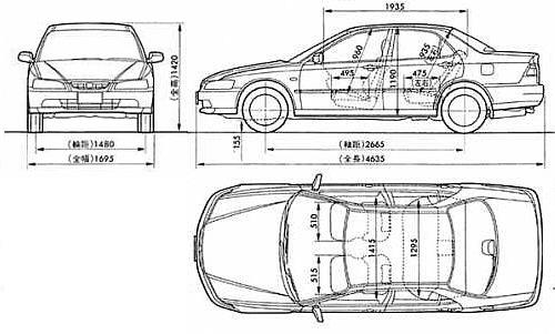 Honda Accord V Sedan • Dane techniczne • AutoCentrum.pl