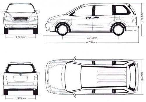 Nissan presage чертеж