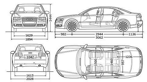 Audi A8 D3 Sedan Dane Techniczne Autocentrum Pl