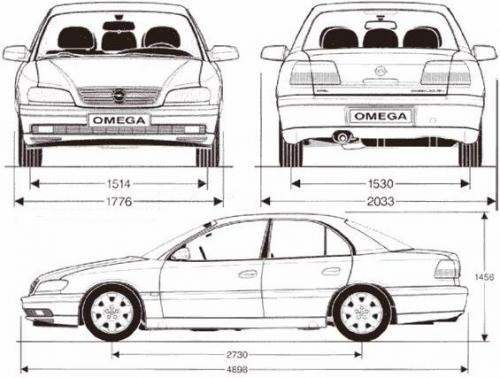 Opel Omega B Sedan • Dane Techniczne • AutoCentrum.pl