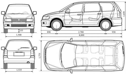 Dane Techniczne Mitsubishi Space Wagon