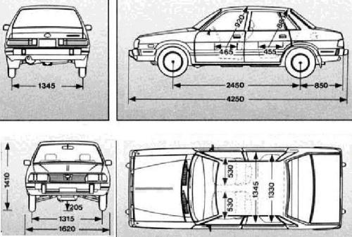 Subaru Leone II Hatchback • Dane techniczne • AutoCentrum.pl