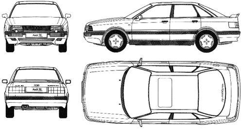 Audi 90 B3 Dane Techniczne Autocentrum Pl