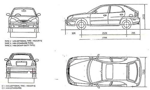 Daewoo Nubira II Hatchback • Dane techniczne • AutoCentrum.pl