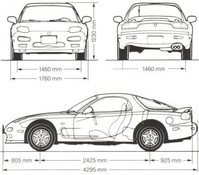 Mazda rx 7 blueprint