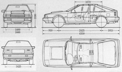 Nissan silvia чертеж