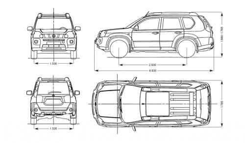 Nissan XTrail II • Dane techniczne • AutoCentrum.pl