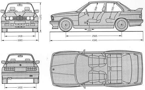 BMW Seria 3 E30 M3 Coupe • Dane techniczne • AutoCentrum.pl