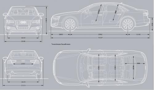 Audi A8 D4 Sedan Dane Techniczne Autocentrum Pl