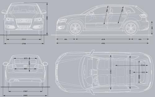 3 размер п. Audi a8 d4 long габариты. Audi a8 long габариты. Габариты Ауди а3 хэтчбек. Audi a3 8p габариты.