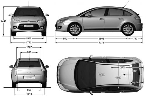 Citroen C4 I Hatchback Facelifting • Dane Techniczne • Autocentrum.pl