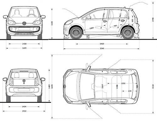 Volkswagen up! Hatchback 5d • Dane techniczne • AutoCentrum.pl