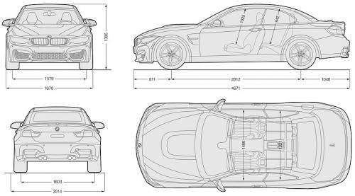 Bmw m4 blueprint