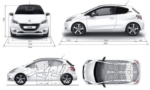 Peugeot 208 Hatchback 3d • Dane techniczne • AutoCentrum.pl