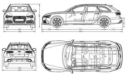 Ауди а6 чертеж