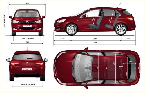 Citroen C4 Ii Hatchback 5D • Dane Techniczne • Autocentrum.pl