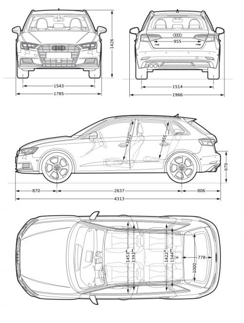 Audi A3 8v Sportback 5d Facelifting Dane Techniczne Autocentrum Pl