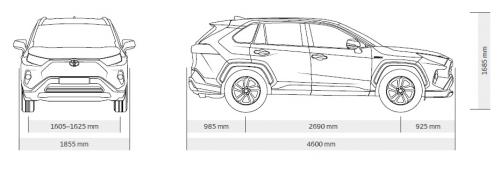 Как нарисовать тойоту rav4