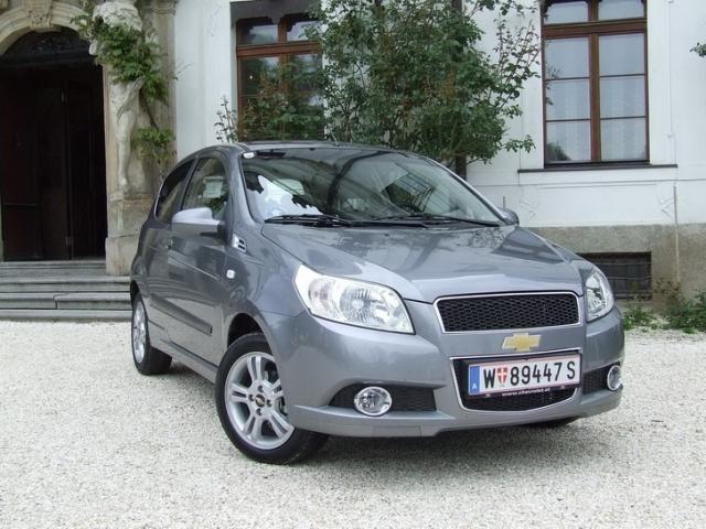 Габариты chevrolet aveo t250