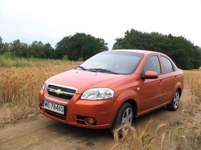 Габариты chevrolet aveo t250