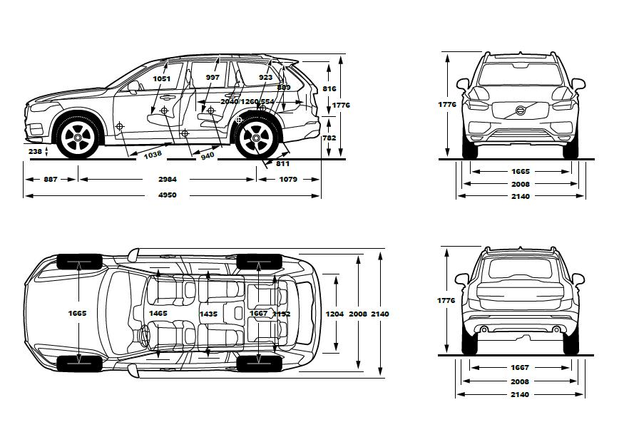 Volvo XC90 II SUV Facelifting • Dane techniczne • AutoCentrum.pl