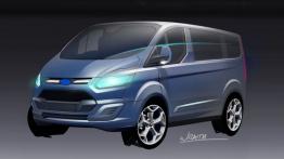 Ford Transit Custom - szkic auta