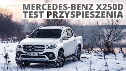 Mercedes-Benz X250D 2.3 190 KM (AT) - przyspieszenie 0-100 km/h