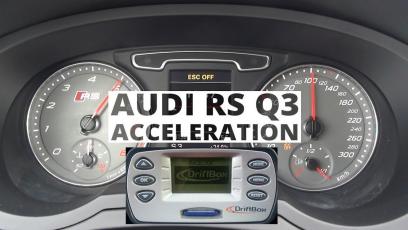 Audi RS Q3 2.5 TFSI 310 KM - acceleration 0-100 km/h